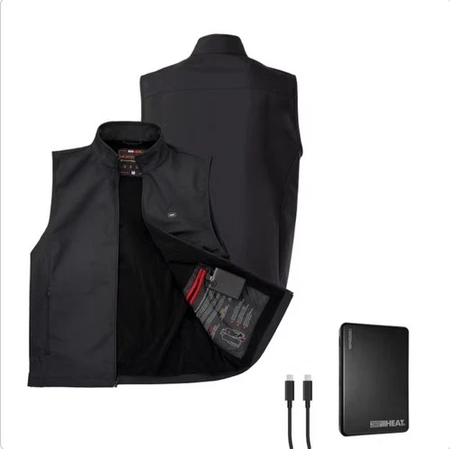 32 Degrees Rechargeable Heated Vest Black Small NEW image 5
