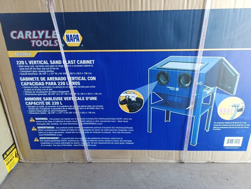 NAPA AC 220L  Sand Blaster - Carlyle - Brand New in the Box