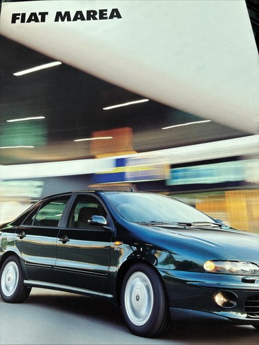 The Fiat Marea Car Sales Info Brochure Frameable 1996