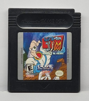 * Tested + Working * Earthworm Jim Menace 2 the Galaxy Nintendo GameBoy