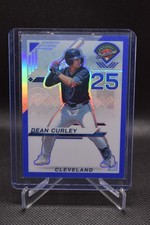 Dean Curley /149 2025 Panini Prospect Edition Blue Prizm Cleveland Guardians