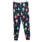 Disney Size M Christmas Ornament Lounge Pajama Pants Soft Festive Cartoon Charac