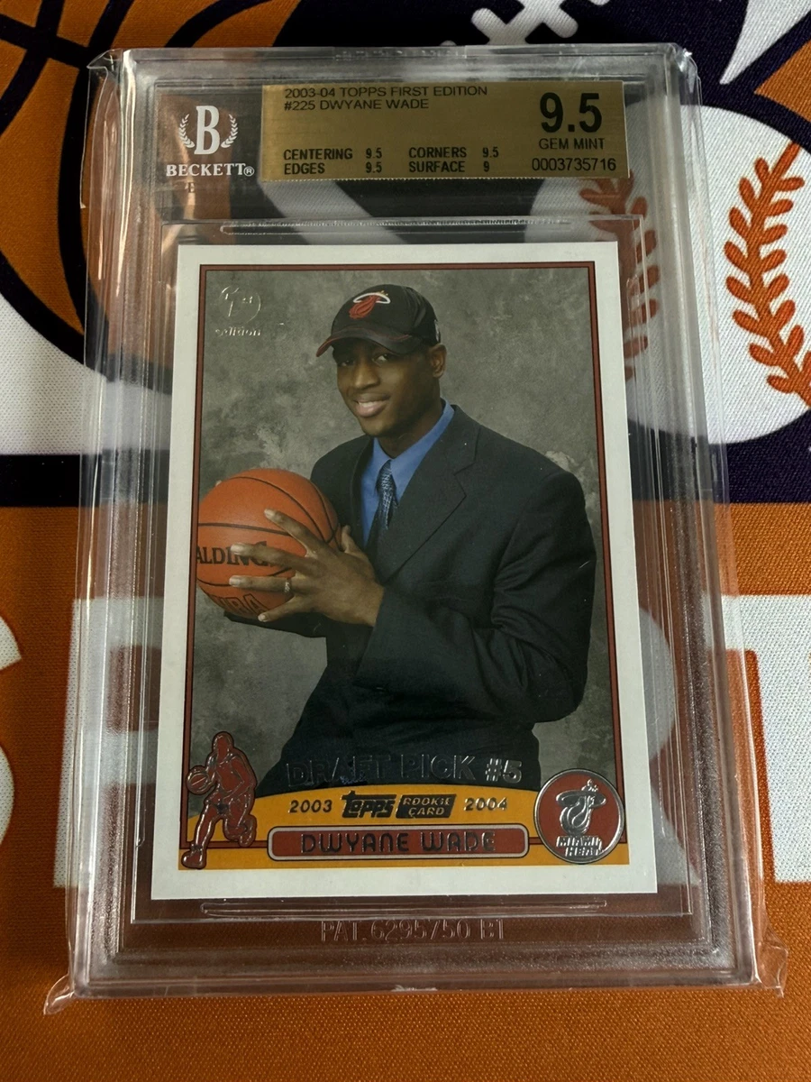 Topps Dwyane Wade Basketball Rookie Sports Trading Cards