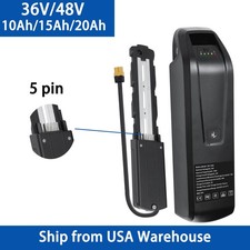 Hailong 48V 36V 10Ah 15Ah 20Ah Ebike Lithium Battery for 100W-1500W Motor BMS