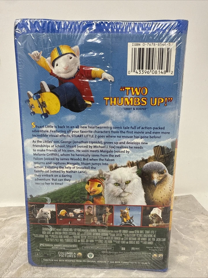 Stuart Little 2 VHS Sealed - Image 2 of 4