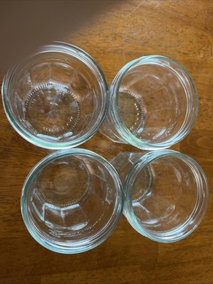Vintage  Bonne Maman Glass Jars Set of 4