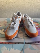 Nike Air Max 1 '86 OG Golf Men's Size 9 White Ceramic Orange DV1403-118