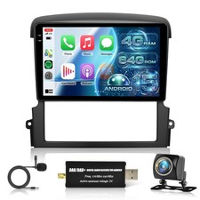 DAB+ 4+64G Android 15 Apple Carplay Für Kia Sorento 2004-2008 Autoradio GPS Navi