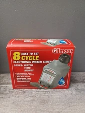 New Gilmour 8 Cycle Easy To Set Programmable Electronic Water Timer 9408GF