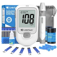 G-425-1 Blood Glucose Monitor Kit, 100 Test Strips &100 Lancets, 1 Control So...