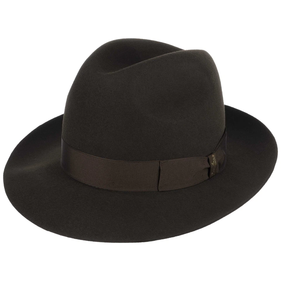 BORSALINO Marengo Haarfilz Bogarthut Haarfilzhut Fedora Herrenhut Hüte - Bild 1 von 2