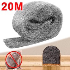 20M Stainless Steel Wool Mice Coarse Wire Wool Fill Fabric DIY Holes/Wall Cracks