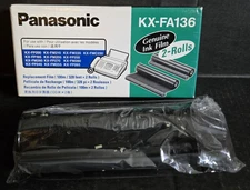 Panasonic KX-FA136 Ink Film 1 Sealed Roll Open Box Fax Replacement OEM