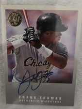 1993 Leaf - Frank Thomas #FT Autographed /1418 Of 3500 (AU)