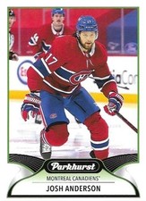 2021-22 Upper Deck Parkhurst - Josh Anderson #199
