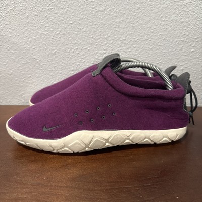 Nike SB Air Moc Tech Fleece Mens Size 8 Mulberry  (834591-510 Shoes Slides W 9.5