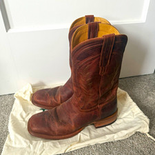 Tecovas The Doc Brown Leather Western Cowboy Boots Pull-on Men’s Us 11