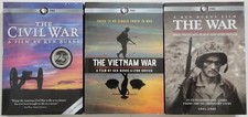 KEN BURNS 3 BRAND NEW DVD SETS - THE CIVIL WAR, THE VIETNAM WAR, THE WAR
