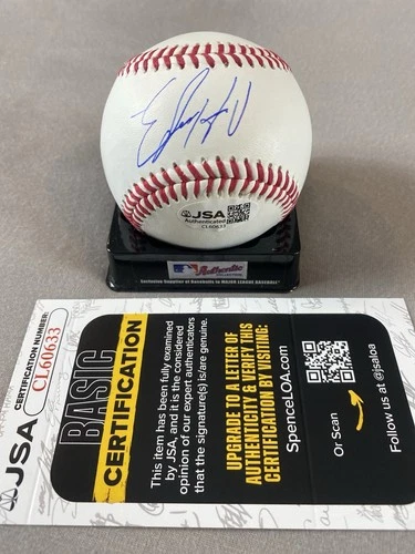 LOS ANGELES DODGERS- EDGARDO HENRIQUEZ AUTOGRAPH ROLB BASEBALL JSA CL60633