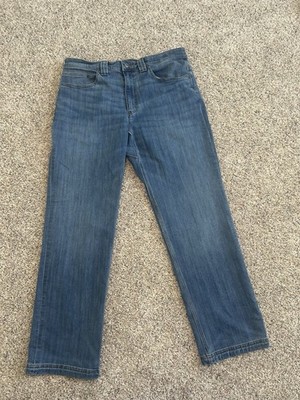 Duluth Trading Co Ballroom DoubleFlex Jeans Mens 35x32 Relaxed Fit Stretch Denim