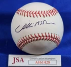 Willie McGee JSA COA Autograph Official Major League OML Signed Baseball