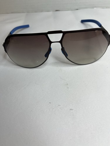 IC! Berlin Model Neuter Aubergine Chrome Sonnenbrille Germany 61[]14.no Org. Koffer. - Bild 2 von 12