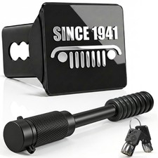 Since 1941 Hitch Cover for 2 Inch Receivers with 5/8-Inch Pin Diameter Anti-T...