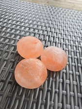 Himalayan Salt Hot Massage Stones Spa Massagers Rocks Reiki 3 Pc Set
