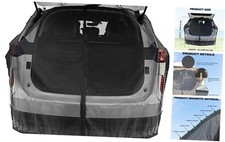 Tailgate Mesh Screen, Breathable Mesh Net for SUV MPV Ventilation Privacy