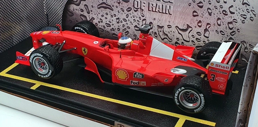 Hot Wheels 1/18 Scale Diecast 50909 - Michael Schumacher King of the Rain 2000 - Image 2 of 4