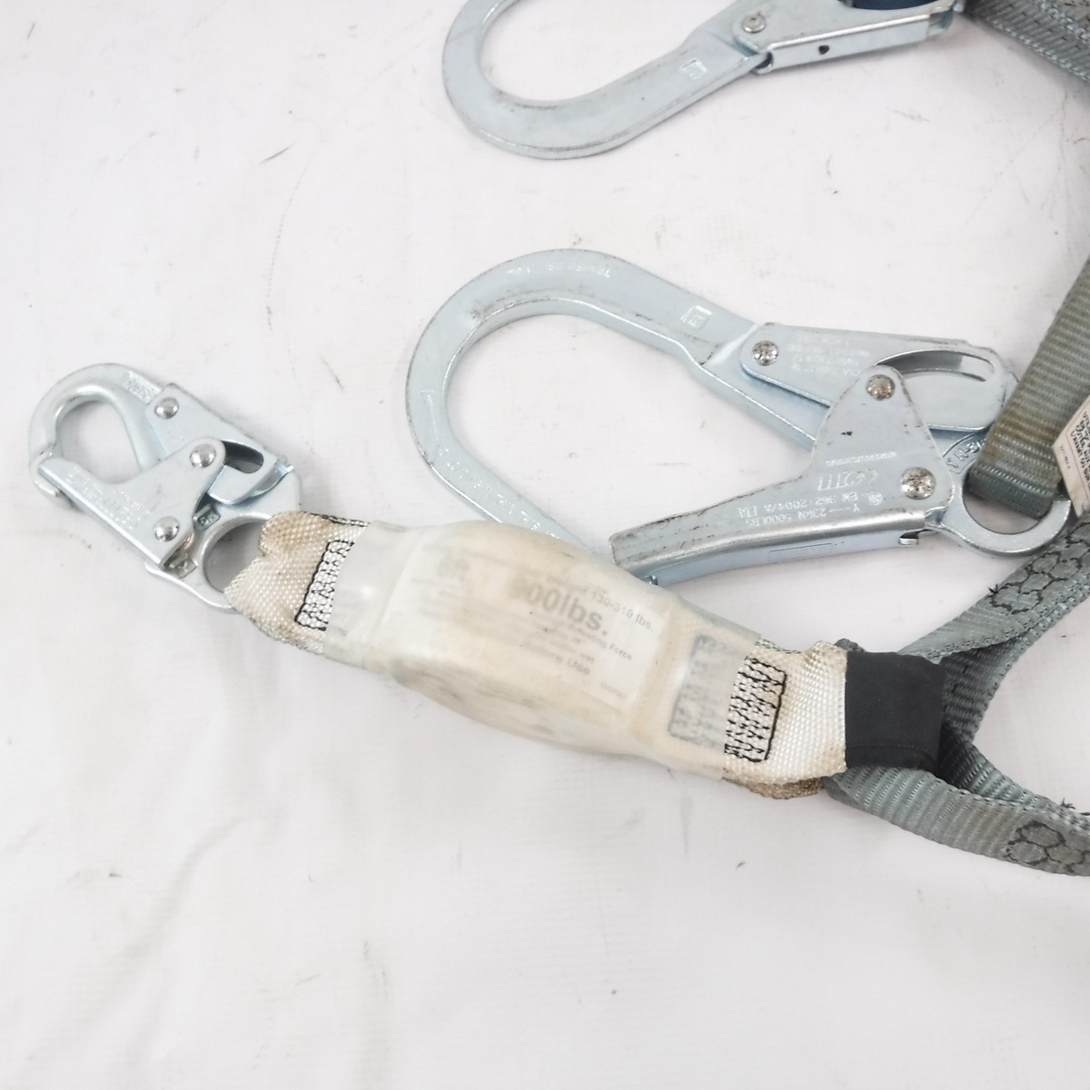 MSA 6'L ANSI Z359.13 Steel Standard Twin Leg Energy Absorbing