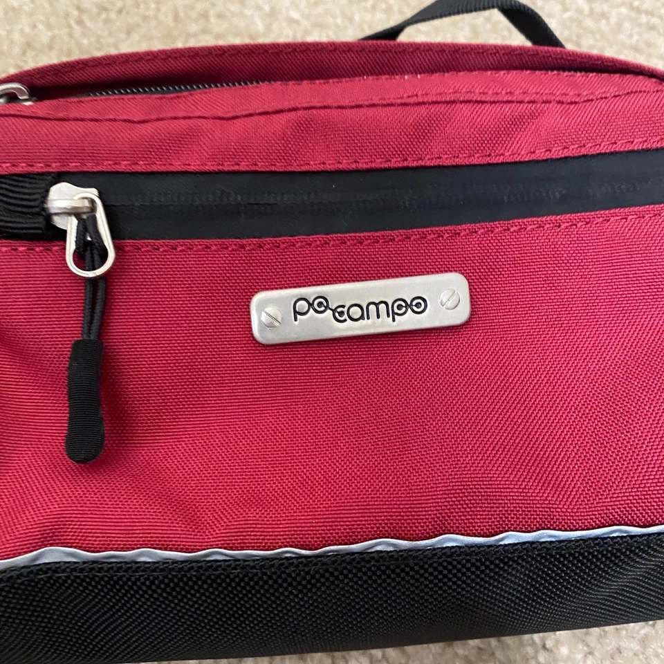 Po Campo Kinga Handlebar Bag 2 Burgundy Converts to Crossbody NWT - Image 2 of 4