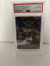 2021 Panini Spectra Trevor Lawrence ROOKIE AURA /99 #RO1 PSA 10 GEM MINT