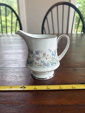 NORITAKE 2551 SPRING GARDEN CREAMER platinum Trim 46