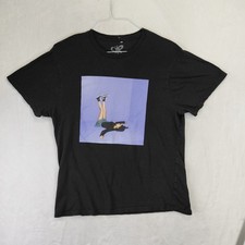 Olivia Rodrigo GUTS Album Cover Graphic T-Shirt Mens Large Black Cotton Tee