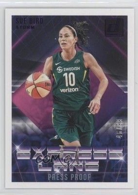 2019 Panini Donruss WNBA Express Lane Press Proof Purple 46/99 Sue Bird #16 h1k