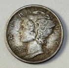 1917 Mercury Dime 10¢ (90% Silver)