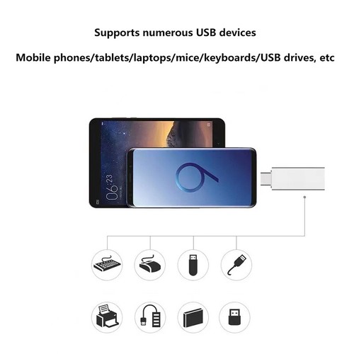 3 In 1 Expansion Dock Hub USB 3.0/Type-C 3.0 To 3 USB Multi Port HUB OTG Adapter - Afbeelding 4 van 18