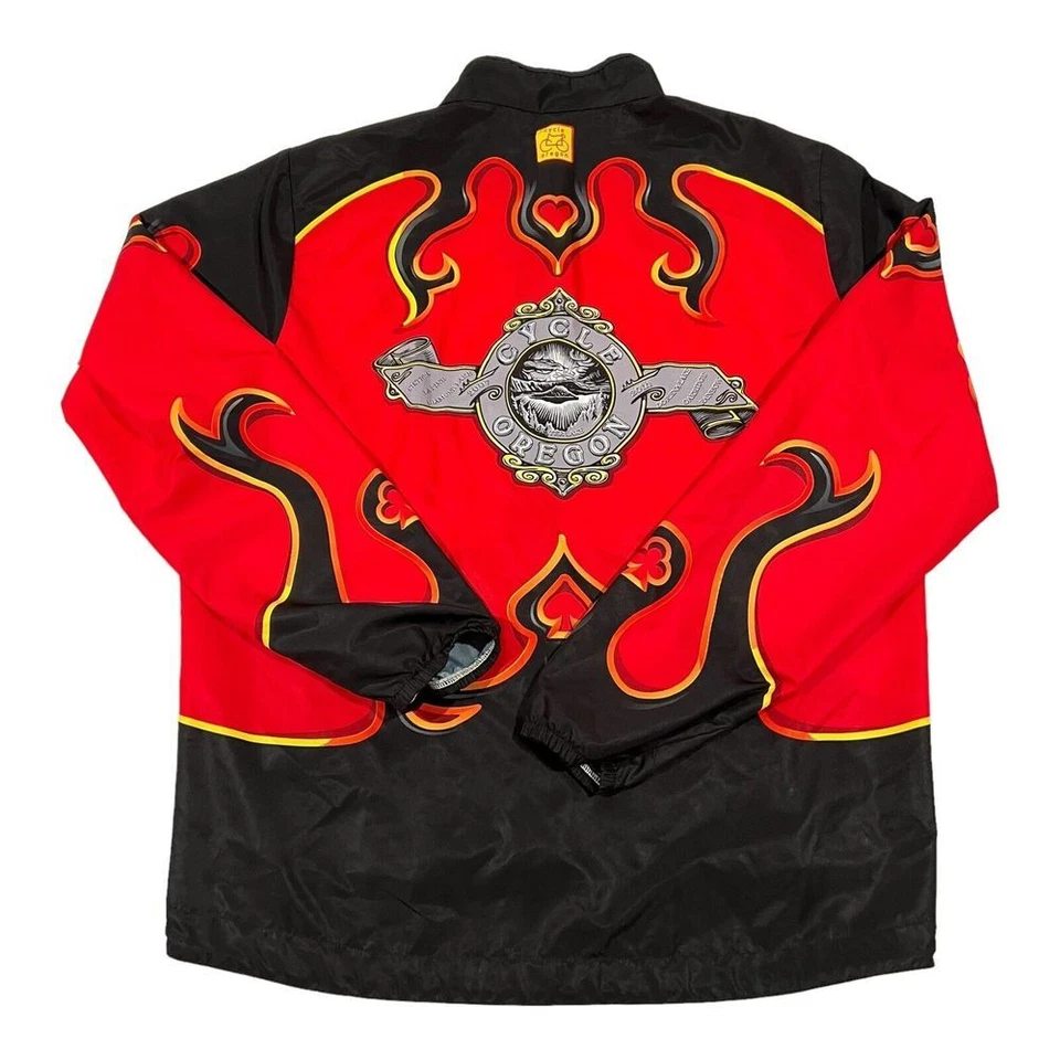 Sugoi Cycle Oregon Size XL/TG Waterproof Full Zip Jacket Red Cycling Biking EUC - Image 2 of 4