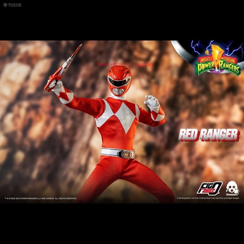 Figura de acción Threezero 3a Power Rangers Figzero Series Red Ranger 1/6 juguete nuevo - Imagen 9 de 9