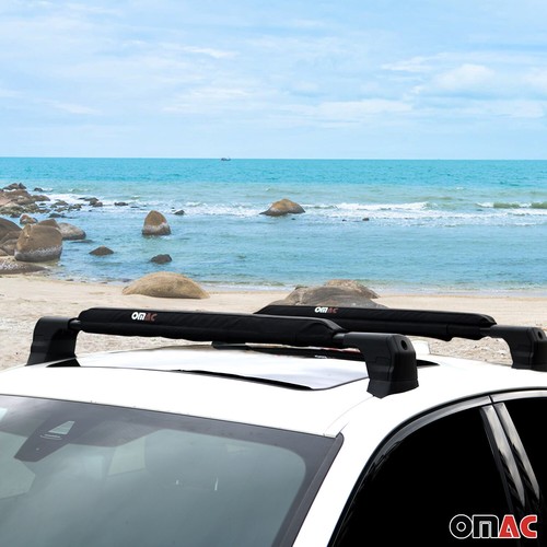 28" Roof Rack Pads Surfboard Windsurf Crossbar Pads for Jeep Black 2 Pcs - 第 8/9 張圖片