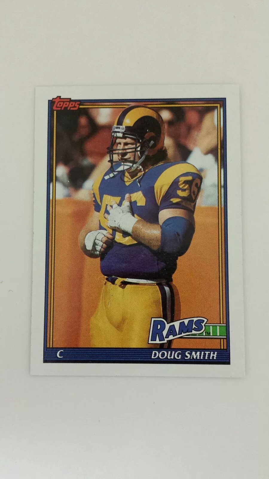 DOUG SMITH 1991 TOPPS FOOTBALL Card # 537 C0728