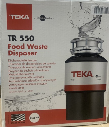 TEKA TR 550 By Insinkerator Kitchen Sink Waste Disposal Unit & Air Switch 380W - Picture 7 of 8