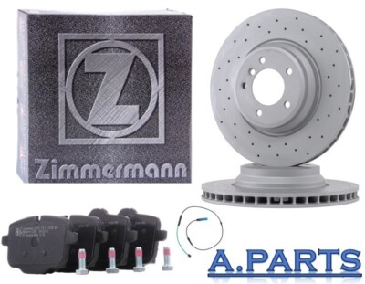 Zimmermann brake set complete ø 345 mm WK drilled rear BMW 5 G30 G31 7 G11