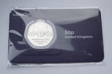 2022 UK Birmingham Commonwealth Games 50p Fifty Pence BU Koin Club Coin - Mint