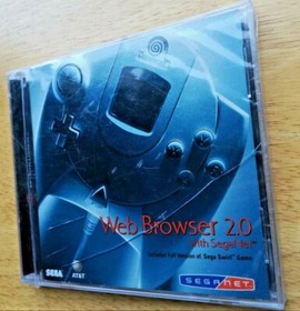 Sega Dreamcast Vintage Software Web Browser 2.0 SegaNet Sealed