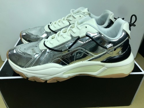 guess sneakers silver