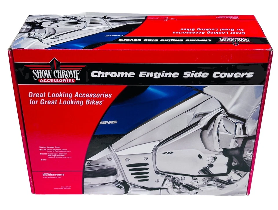 Show Chrome 52-799SK Smoked Engine Covers For 2012-17 Honda Goldwing 1800 - Image 2 of 4