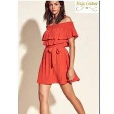 NWT Lovers + Friends Suntime Dress in Red