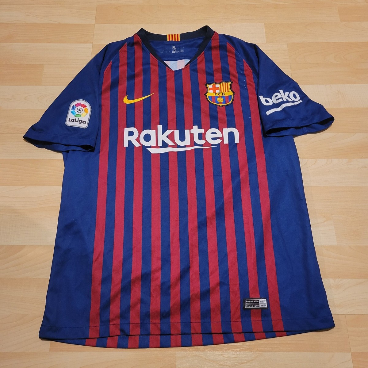 Authentic Nike FC Barcelona FCB 2017-2018 Football Soccer